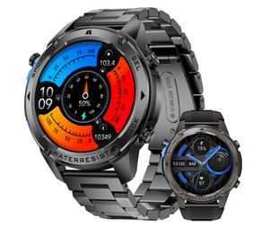 DM56 นาฬิกาสมาร์ทวอทช์รุ่นใหม่สำหรับผู้ชายและผู้หญิง นาฬิกา GPS สำหรับเล่นกีฬา กันน้ำ พร้อมแผนที่ออฟไลน์ ระบบติดตาม GPS สมาร์ทวอทช์ GPS - Product Image 1