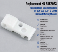 Manchon amortisseur de chocs de remplacement KB-BKK6033 compatible avec les machines de marquage à jet d'encre CIJ des séries KGK CCS-R JPT-D