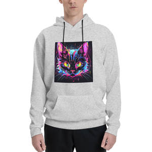 Sudadera con capucha gruesa de invierno para parejas con imagen personalizada XS/XL desgastada con bordado 3D, etiqueta personalizada antiarrugas, características antiretráctiles - Product Image 4