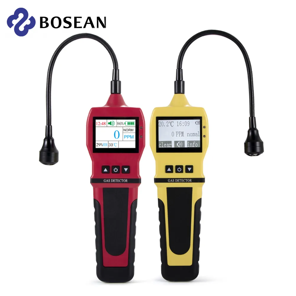 Bosea-alarma de gas Combustible portátil, alarma de seguridad, detector de fugas de gas en venta