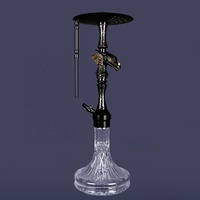 Nouvelle arrivée en alliage d'aluminium narguilé Shisha grande taille narguilé Chicha complet en alliage d'aluminium fumer narguilé accessoires