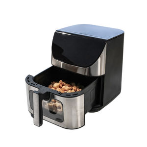 Friteuse à air intelligente <span class=keywords><strong>sans</strong></span> <span class=keywords><strong>huile</strong></span>, four électrique avec vue sur le verre, dispositif de <span class=keywords><strong>cuisson</strong></span> de rachat de forme carrée en acier inoxydable, nouvelle mode - Product Image 1