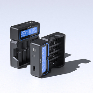 XTAR Bộ Xả X4 Bộ Sạc Pin Lithium AC Li-ion 18650 Hiển Thị 4 Khe Cho Pin Sạc 18500 Li-ion - Product Image 2