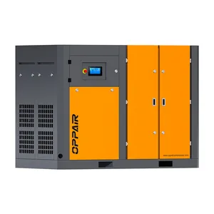 China Suppliers Fixed Speed Coupling Driven 90KW 110KW 132KW Refrigeration Screw Air Compressor
