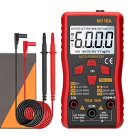 Multimètre M118A 6000 Comptes, Testeur Multifonction Automatique True RMS