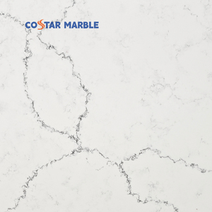 Costar Hot Bán trắng lớn tĩnh mạch slab đá cẩm thạch nhân tạo Acrylic bề mặt rắn corain tấm cho nhà bếp <span class=keywords><strong>Countertop</strong></span> Vanity Tops - Product Image 1