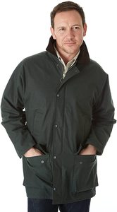 Chaquetas de caza de bolsillo para hombre de invierno Chaqueta de cera impermeable Chaqueta de lona <span class=keywords><strong>encerada</strong></span> de algodón - Product Image 2