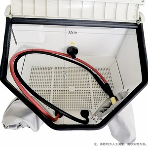 Switch Dry <b>Sandblaster</b> Manual Operation Small Size For Deflashing And Polishing With Dust Bag And Hose - Product Image 3