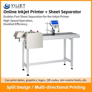 Stampante a getto d'inchiostro Tij <span class=keywords><strong>da</strong></span> 25.4/50.8mm Online per la produzione in linea di catena di produzione di bottiglie di cartone in metallo con Logo di data e stampa <span class=keywords><strong>da</strong></span> tavolo - Product Image 2