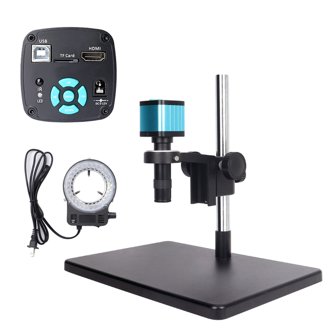 SANQTID 1920x1080P 60FPS LCD Display PCB Board Digital Microscope Software USB Camera for Laboratory