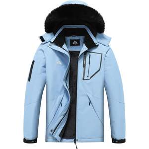 Veste de ski imperméable pour femme Moerdeng, 100% polyester, manteau d'hiver isolé, rembourrage synthétique pour le snowboard et la randonnée - Product Image 6