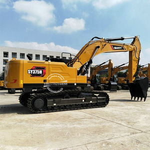 Excavatrice sur chenilles d'occasion 37,5 tonnes, moteur Isuzu, durable, SANY SY375H pour l'exploitation minière/les travaux de construction lourds, vente chaude, 365h - Product Image 1