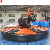 TH 4m 5m Dia Manual Inflatable PVC untuk Permainan Olahraga Naik-Turun untuk 2 Orang Penggunaan Komersial