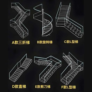 Hội thảo dầm thép không gỉ đúc sẵn xoắn ốc cầu thang thép carbon đường cong cầu thang Cấu trúc thép biệt thự - Product Image 6