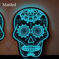 Letrero Luminoso LED de Neón con Diseño de Calavera |   Lámpara de Neón para Decoración de Habitaciones, Bares y Fiestas Góticas de Halloween |   Dropshipping Personalizado al por Mayor