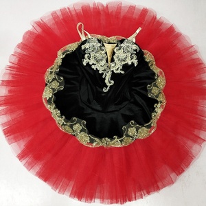 Tutu de ballet professionnel classique pour adultes et enfants, tutu plat blanc Lago des cygnes, costume de danse de ballerine pour filles et femmes - Product Image 4