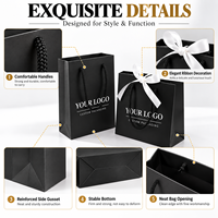 Sac d'emballage de luxe pour bougies avec fond extensible, sacs cadeaux pour vin, sacola de papel bordo, sacchetti per candele, embalagem velas