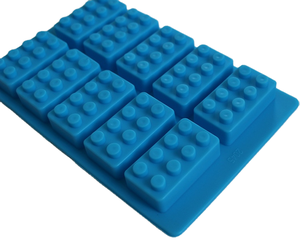 عينة مجانية من المصنع ، قالب على شكل ليغو 10 تجويف للشوكولاتة ، صينية مكعبات الثلج ، أدوات صنع الحلوى والكعك - Product Image 6