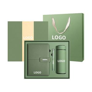 Ensemble de thermos sous vide de luxe, bouteille d'eau en acier inoxydable promotionnelle pour le bureau, boîte cadeau pour les entreprises - Product Image 2