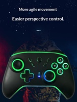 Manette de jeu sans fil tout-en-un avec détection de mouvement Turbo pour PC, Android, iOS et téléphones mobiles - Compatibilité multiplateforme