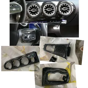 Pour Mercedes Benz Classe <span class=keywords><strong>CLA</strong></span> W177 C118, cadre de ventilation central forgé pour climatiseur, en fibre de carbone - Product Image 1