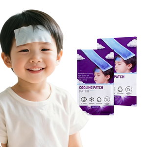 Terapia Fria na Testa para Crianças Usando Adesivos Redutores de Febre para Reduzir a Febre Fisicamente - Product Image 2