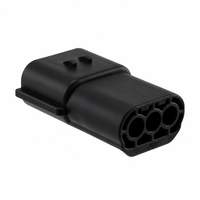 Connecteur Électrique Automobile Étanche IP67 à 3 Broches en Cuivre LHE 174359-2, Boîtier Mâle Scellé en Nylon, Faisceau de Câblage Auto
