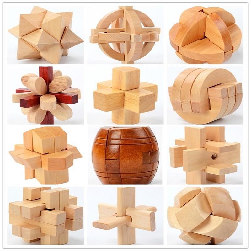 Rompecabezas Tridimensional Rompecabezas De Madera Cubo Soma Cube