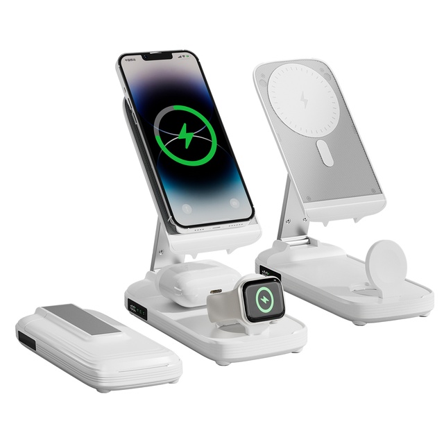 High Quality 15W OEM Magnetic Wireless Power Station 10000mAh Quick Charge with Customization Options for 12 13 3 1