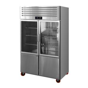 <span class=keywords><strong>Congélateur</strong></span> à porte <span class=keywords><strong>en</strong></span> verre commercial Armoire à bière à la mode supérieure Affichage réfrigéré de supermarché Réfrigérer sur le dessus et congeler <span class=keywords><strong>en</strong></span> <span class=keywords><strong>bas</strong></span> - Product Image 2