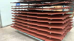 6m lungo personalizzato Longspan ondulato di colore rivestito in pietra tegole di alta qualità in metallo lamiera di copertura - Product Image 4