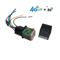 Traceur GPS automobile avec batterie au lithium intégrée, 2G 4G Beidou, contrôle à distance de démarrage/arrêt du moteur, mini module GSM, 12 mois