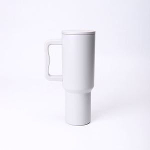 <b>40oz</b> Travel Car H4.0 <b>Handle</b> Mug Vacuum <b>Tumbler</b> Lid Straw Non-Slip Base ODM OEM Custom Logo - Product Image 3