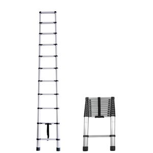 <span class=keywords><strong>Escalera</strong></span> Telescópica de Aluminio de 3.2m, <span class=keywords><strong>Escalera</strong></span> Recta Extensible para Pintar en Casa y Mantener Techos, Carga de 150kg, Certificación EN131 - Product Image 1