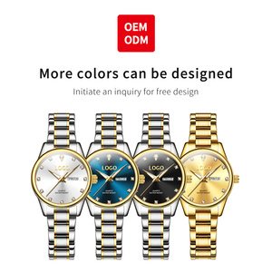 นาฬิกาข้อมือผู้หญิง OEM 3612 ระบบควอตซ์ญี่ปุ่น กันน้ำ สีน้ำเงินรอยัล <span class=keywords><strong>สอง</strong></span>สี ดีไซน์โรแมนติก บริการ DDP แคตตาล็อก 2026 สำหรับสุภาพสตรี - Product Image 2