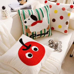 Coperta Decorativa per Divano con Motivi Cartoon, Cuscino per Testata del Letto, Federa per Cuscino Decorativo per <span class=keywords><strong>Bambini</strong></span> - Product Image 5