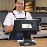 Équipement financier Terminal de point de vente tout-en-un Caisse enregistreuse Écran tactile 15,6 pouces Système de point de vente