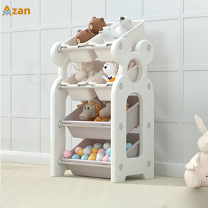 Armario de Almacenamiento de Juguetes para Niños con Diseño de <span class=keywords><strong>Mickey</strong></span>, Estante de Plástico de Varias Capas para Guardería, Organizador para Niños Pequeños, Venta al Por Mayor OEM - Product Image 1