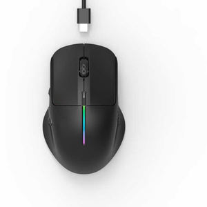 เมาส์เล่นเกม6D แบบชาร์จไฟได้บลูทูธไร้สาย RGB ดีไซน์ใหม่ล่าสุดเมาส์เล่นเกมแบบไร้สายแนวตั้งไร้สาย - Product Image 3