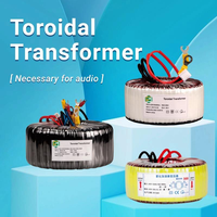 Transformateur toroïdal personnalisé 220V vers 28V 300W 500W pour amplificateur audio, humidificateur, alimentation, transformateur à noyau annulaire en cuivre CE RoHS
