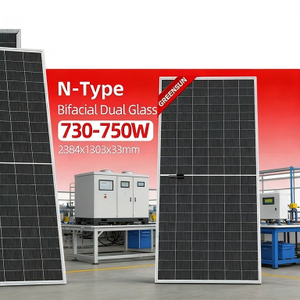 Módulo <span class=keywords><strong>Solar</strong></span> Bifacial Greensun de 730-750W de Clase Utilitaria con Estructura de Doble Vidrio - Product Image 1