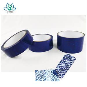 Cinta de seguridad adhesiva, muestra <span class=keywords><strong>gratis</strong></span>, cinta de seguridad vacía abierta para embalaje de sellado de caja - Product Image 2
