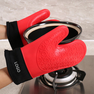 Ensemble de maniques de <span class=keywords><strong>cuisine</strong></span> multifonctionnelles personnalisées en silicone résistant à la chaleur, maniques de <span class=keywords><strong>four</strong></span> flexibles en silicone - Product Image 1