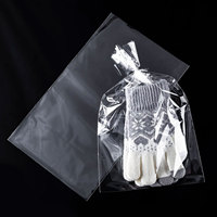 Sac en-tête OPP auto-adhésif personnalisable avec poignée thermoscellée, emballage industriel recyclable fabriqué, pochette en plastique BOPP