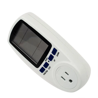 Moniteur de consommation électrique USA 110V/120V, grand écran 60Hz, avec prise, surveillance de la consommation, surtension et sous-tension réglables