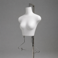 Mannequin buste en fibre de verre de qualité supérieure pour la présentation de t-shirts, chemises et vestes