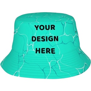 Low Moq <b>Cheap</b> Customized Logo Adults Women Foldable Solid Color Polyester Unisex Beach <b>Hat</b> Outdoor <b>Bucket</b> <b>Hat</b> - Product Image 2