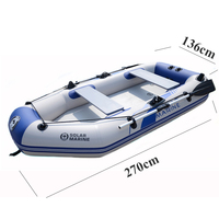Bateau pneumatique rigide certifié en PVC avec plancher gonflable pour la pêche