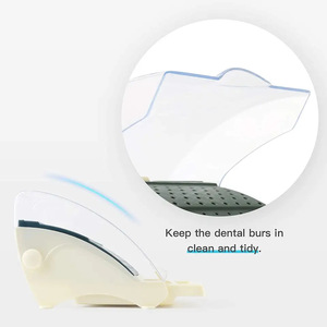 Medprotect Dental Bur Storage <b>Box</b> 142-Hole Plastic With Cover For Oral Care Tools - Product Image 2