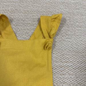 <span class=keywords><strong>Vestido</strong></span> Infantil Australiano de Lino Crochetado, Color <span class=keywords><strong>Amarillo</strong></span>, para Niñas - Product Image 4